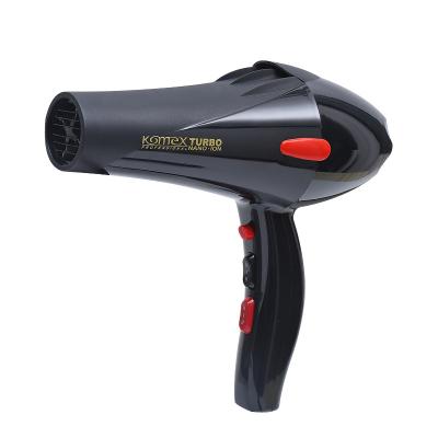 China Fashion Saga Ionic Salon Professional Motor Komex AC Motor Barber Tools Hair Dryer 2200W Low Noise Power for sale