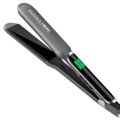 China 2020 Komex Saga 2020 Fashion Multifunctional Tourmaline Curler Nano Hair Straightener Hair Straightener and Flat Iron for sale