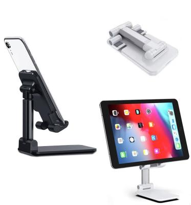 China Mini Universal Lasy Foldable Portable Mobile Phone Flexible Foldable Tablet Arm Holder Desk Mount Holder For Office for sale