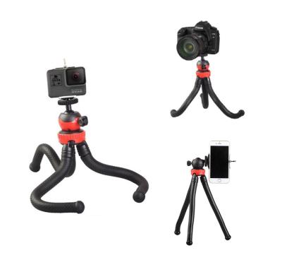 China 360 Degree Universal Portable Flexible Mobile Phone Camera Octopus Selfie Holder Tripod Holder Rotation+Tripod Large For Gopro for sale