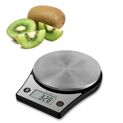 China Digital Kitchen Scale 5kg Electronic Food Cake Baking Stainless Weighing Scale For Kitchen for sale