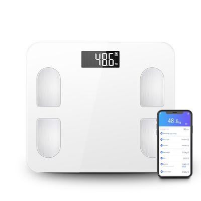 China With Scale Tray Body Composition Analyzer Body Fat Personal Smart Wireless Digital Bathroom Scale for sale