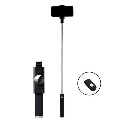 China Lightweight Foldable 360 ​​Degrees Rotation 360 Rotating Flexible Monopod Selfie Stick Black for sale