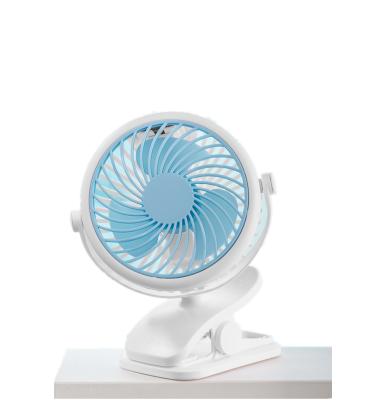 China Small Hotel Clip On Desk Rechargeable Battery Powered Ultra Quiet Portable Personal Detachable Fan for sale