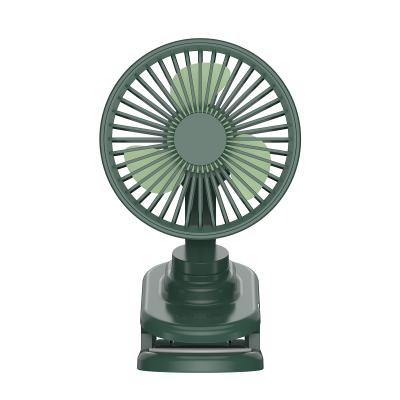 China Mini Hotel Clip On Stroller Fan For Baby Portable Mini USB With Rechargeable Battery Automatic Swinging Fan for sale