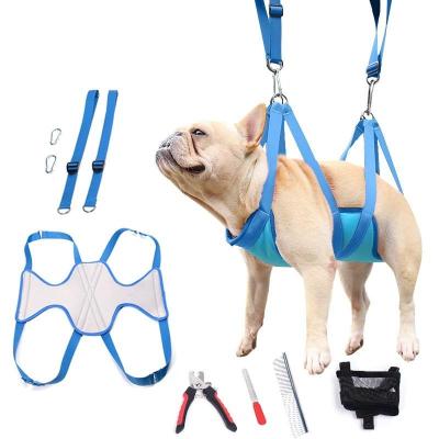 China Hotsale Viable Accessories Tool Kit Dog Pet Grooming Hammock Custom Harness Set For Dogs And Cats for sale