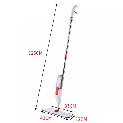 China Sustainable Spray mop Lazy person household water jet flat mop Dry wet dual purpose floor wash free water absorption flat mop 360 rotation for sale