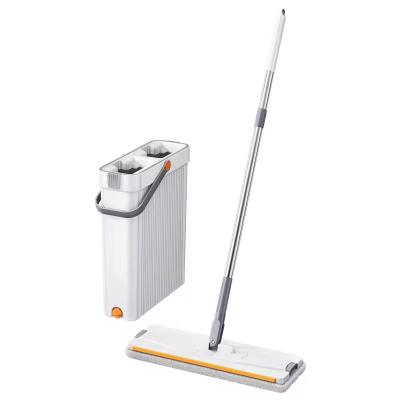 China Sustainable Wholesale price: Dry wet separation, no hand wash household magic flat mop, bucket mop, cleaning mop for sale