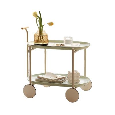 China Hotel Room .living Room.Bedroom.entryway High quality ABS trolley home bathroom kitchen wheels trolley  2-tier kitchen salon trolley storage for sale