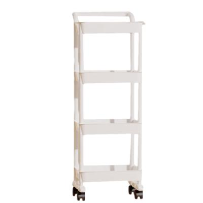 China Sustainable High cost performance  Movable storage bix cart for Bathroom Multipurpose waterproof Quick-drying 3 Layers Plastic Cart for sale