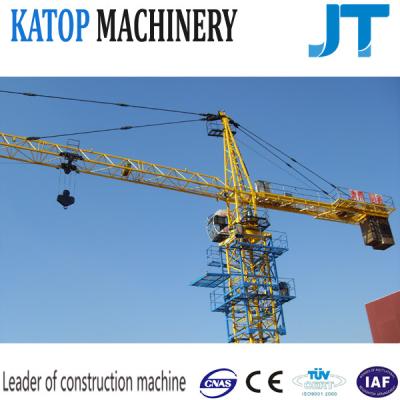 China 4t load small tower crane QTZ63-TC5010 single gyration tower crane for sale