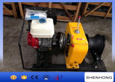 China 8 Ton HONDA Gas Engine Powered Winch / Belt Driven Hoisting Wnch for sale