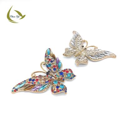 China Shoe Chain Buckle Maker Charms Accessories Butterfly Shoe Buckles Plastic Shoe Decorations for sale