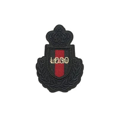 China Shoes factory direct sales shoes upper embroidery can customize clothes patch with LOGO for sale