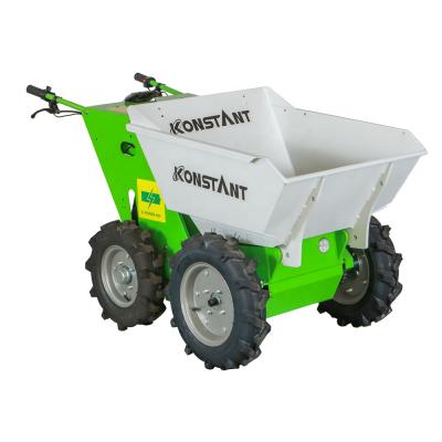 China Building Material Shops Hot Sale KONSTANT Mini Dumper Electric 4WD Dumper Agricultural Construction Electric Wheelbarrow 300E for sale