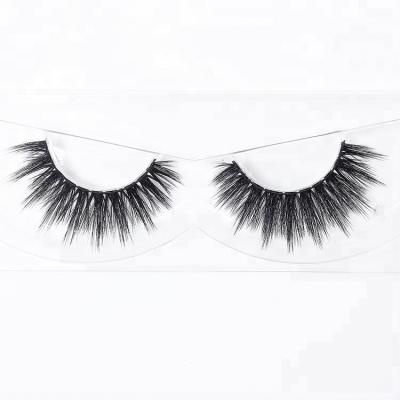 China Light Faux Mink Lashes Natural 3D Silk False Lashes Customized Length for sale