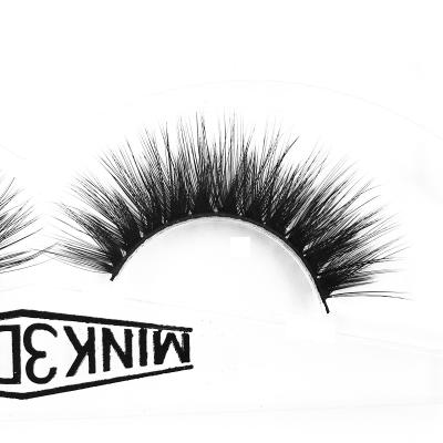 China Siberian Wispy Natural Mink Lashes Cruelty Free 3d Individual Lashes For Party for sale