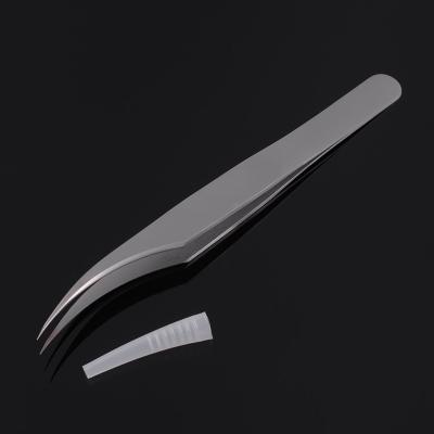 China Custom False Eyelash Application Tools High Grade Accurate Eyelash Tweezers for sale