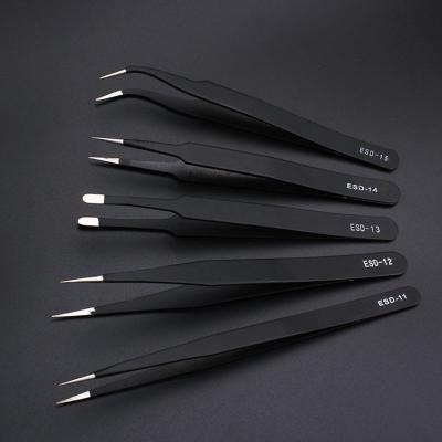 China Stainless Steel False Eyelash Tool Precision Eyelash Applicator Tweezers for sale