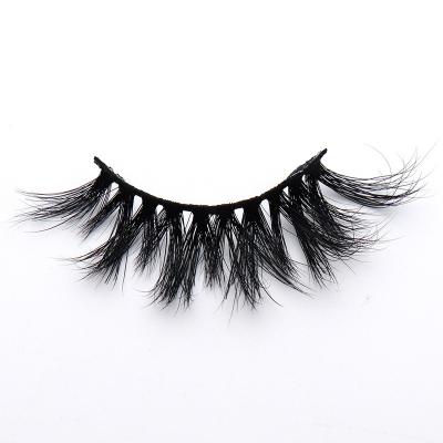 China 25mm Real 3d Mink Eyelash Extensions Multi Layered Naturally Tapered for sale