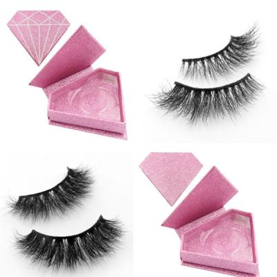 China Private label mink eyelashes strip lashes with custom eyelash box for sale