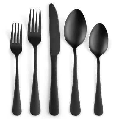 China Sustainable High Quality Table Ware Stainless Steel Spoon 24 Cutlery Cutlery Set for sale