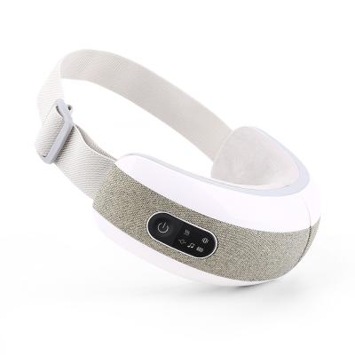 China Patent Product Air Pressure Vibration Massage Digital Eye Massager Wireless Heat Compress Eye Mask For Eye Relief for sale