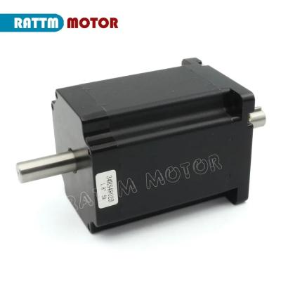 China Nema34 Stepper Motor 116mm Dual Shaft 34HS4802B For CNC Router Milling Machine for sale