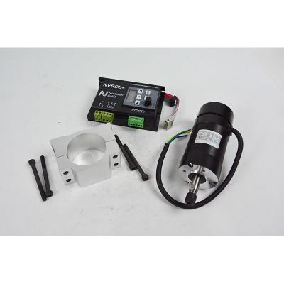 China 400W Brushless CNC Spindle Motor Kit 48VDC ER8 & 600W Brushless Motor Driver for sale