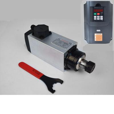 China Air Cooled Spindle Motor Kit ER25 220V/AC 12A 18000rpm For CNC Router ENGRAVING for sale