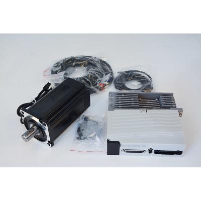 China Magnetic Or Optical Encoder 400W AC Servo Motor 1.27 N.M CNC Set Kit for sale