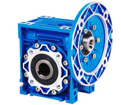 China Round Flange NMRV030 Worm Reducer Gearbox For Nema23 Induction Motor for sale