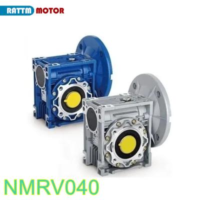 China NMRV040 Gear Worm Reducer 71B5 71B14 63B5 63B14 56B5 9mm 11mm 14mm Input for sale