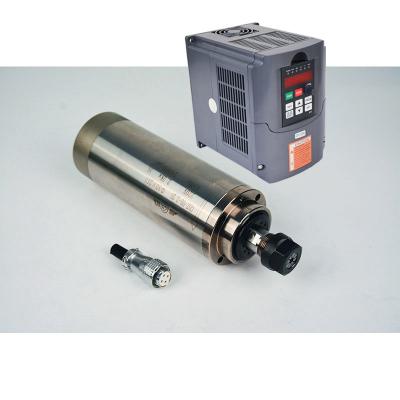 China CNC 2.2KW Spindle Motor Water Cooling 220V ER20 Collet For Woodworking Engraving for sale