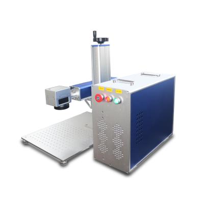 China 50W 30W Fiber Laser Marking Machine Raycus MAX For DIY Jewelry Metal Engraving for sale