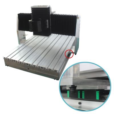 China Aluminum Frame 6040 CNC Engraving Machine With Dust Cover 80mm Clamp for sale