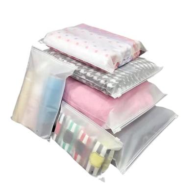 China Recyclable Cheaper Clothes Zipper Self Adhesive Plastic Shoes Packaging Bags Clear for sale