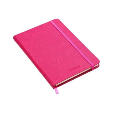 China Magnetic Hot Sale Customized Travel Journal Diary Pink PU Leather Notebook for sale