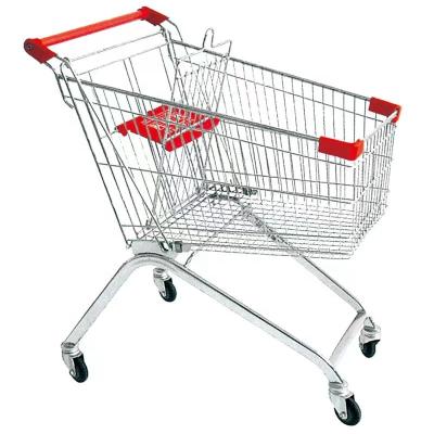 China Strong load / single install ation wholesale factory storage supermarket shopping mall metal trolley cart for sale