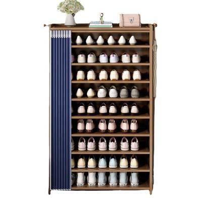 China Expandable Shoe Cabinet Home Shoe Rack Large Capacity Dustproof Shoe Storage Cabinet for sale