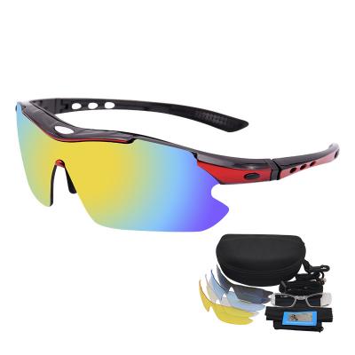 China Decorate Super Outdoor Sports Eye Shining Recycling Glasses Photochromic Polarized Windproof Sunglasses With Set for sale