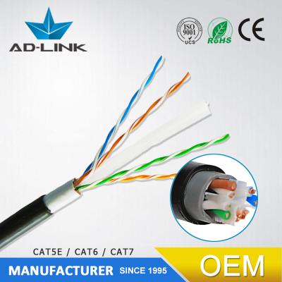 China Telecommunication/CCTV/Computer CCTV Cameras UTP Outdoor Cable Cat6 Outdoor Cable Manufacturer Underwater Lan Ethernet for sale