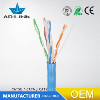 China Promotional Telecommunication/CCTV/Computer Ethernet Cat EIA TIA 568A 568B 6 6AM CMR Network Electrical Cable for sale