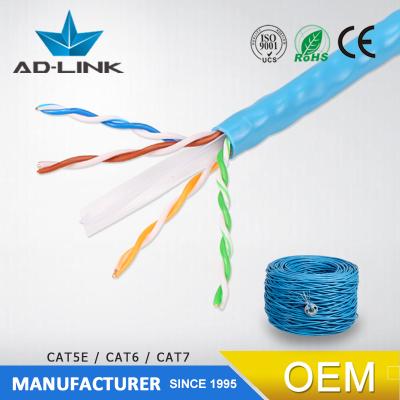 China Telecommunication/CCTV/Computer factory in Canton retractable LAN cable cat6 cat5e cat7 1000ft for sale