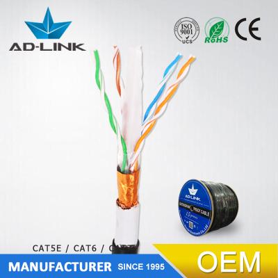 China Outdoor Telecommunication/CCTV/Computer Cat 6 Wired Network Dual Jacket PE Insulated LAN Cable for sale