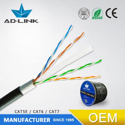 China Outdoor Telecommunication/CCTV/Computer Network Cable PE Insulated New PVC cat6a UTP Underground Cable for sale