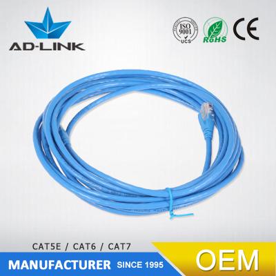 China Factory price 1m 2m 3m 5m 10m 15m 23AWG rj45 connector patch tie Cat6 Cat6 patch cord for sale