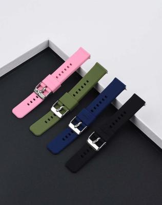 China Factory universal stock smart watch accessories soft and breathable creative silicone watch band for sale