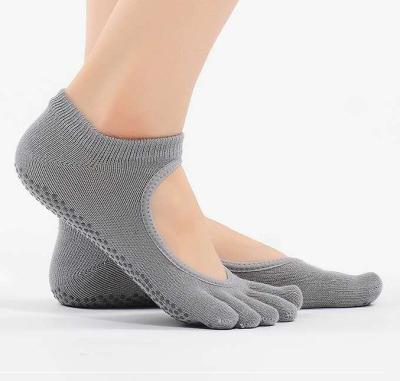 China Five Antibacterial Custom Toe Socks For Yoga for sale