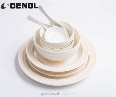 China Latest Graduated Ceramic China Factory Disposable Bowl Round Set for sale